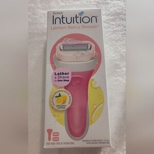 Pink Women's Razor with Organic Lemon